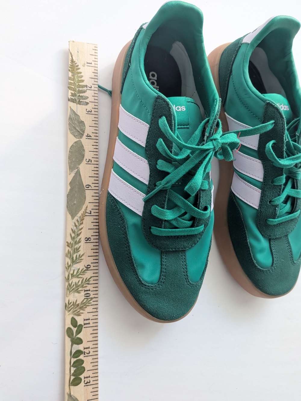 Adidas Barreda Decode Women’s 8.5 Green Suede Gum Sole - Picture 10 of 10